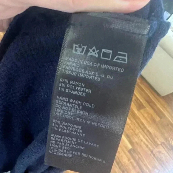 Kimchi Blue Navy Blue crop Top M NWOT - Picture 4 of 8